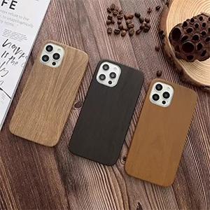 Custom Blank Wood TPU Phone Case Wooden Unique Shock Bamboo Phone Cover Shell for Mobile Phone