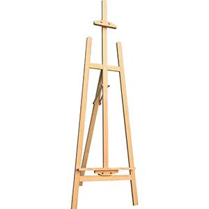 1.5M/1.75M Art Display Pine Wooden Standing Easel, 59Inches/69Inches Adjustable H-Frame Artist Easel