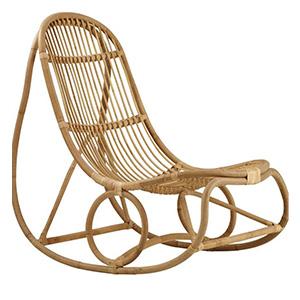 Arvabil Handmade Natural Rattan Yaroslava Rocking Chair