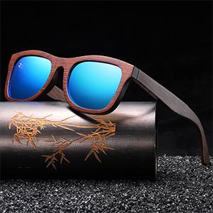 Bamboo Anti-UV Sunglasses Wooden Retro Polarized Sunglasses Wholesale