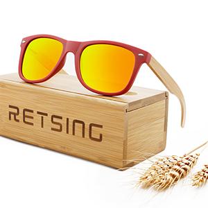 Custom Logo Cheap Price Promotional For Men Women Pc Frame Bamboo Temples Arms Bamboo Wood Sun Glasses Sunglasses