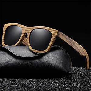 Bamboo wood UV protection sunglasses high-end polarized sunglasses