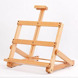 Easel desktop for students wooden mini-easel portable folding easel