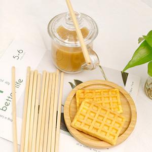 Eco-friendly Reusable Bamboo Drinking Straws for Hot or Cold Drinks