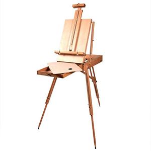 French Easel Artist Wooden Paint easel box Sketch Box Portable Folding Durable Display Easel