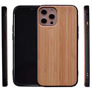 High Quality Blank Natural Wooden Mobile Phone Case For iPhone 13 12 11 XS MAX Cover Case TPU+PC Wood Case For Apple iPhone pro