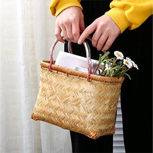 Hot trending fashion bamboo handbags from Vietnam