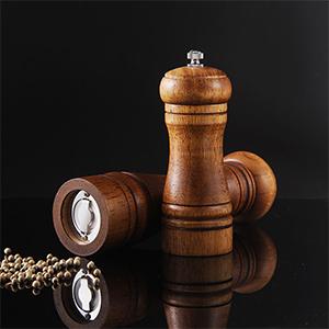 Kitchen wooden acacia wood salt mill pepper grinder high quality grinder factory supply