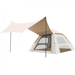 Outdoor camping canopy integrated automatic tent