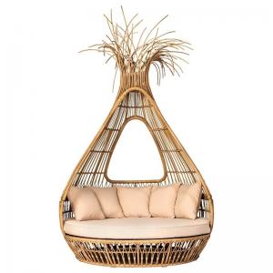 Outdoor garden lounge rattan chair sofa bed Pool bird cage nest bed beach chair