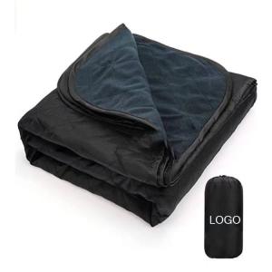 Outdoor polar fleece waterproof thickened camping picnic blanket