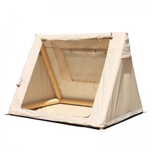 Outdoor single inflatable tent camping double waterproof portable folding tent