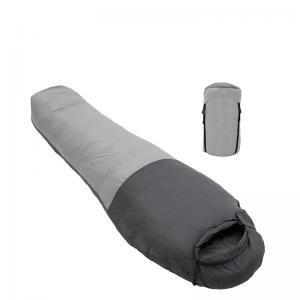 Portable mummy sleeping bag for outdoor camping