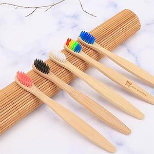 Wholesale 100 % Healthy Eco Organic Charcoal Bamboo Toothbrush With Bpa Free Bristle