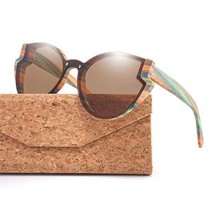 New Brand Designer Wooden Sun Glasses UV400 Fashion Vintage Butterfly Wood Bamboo Sunglasses Polarized for Women Mens