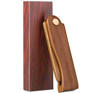 Green sandalwood Folding Wood Comb Pocket Size Hair and Beard Fold Wooden Comb