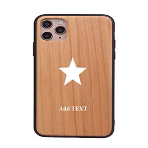 2022 Customize Design Natural Real Wooden Hand Carved Wood Cell Phone Case Cover For iPhone 11 pro max