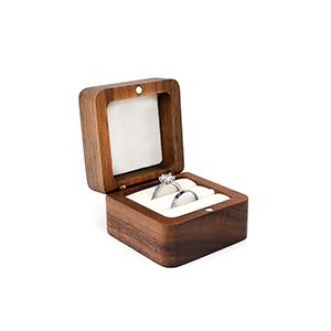 Newly High Quality Multi-function Wooden Jewelry Organizer Box Microfiber Ring Display Trays Earrings Storagecase