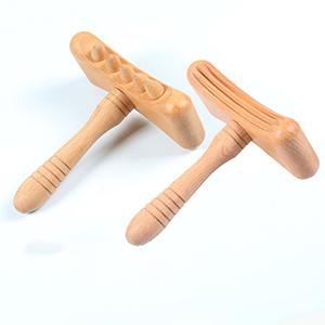 Wooden Scraping Neck Back Scratcher Gua sha Massage Pain Relief Acupressure Acupoint Claw Massager fat burning beauty slimming