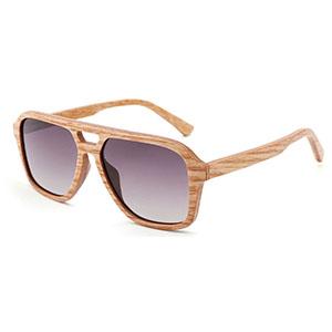 Jheyewear Private label customized polarized lens bamboo wood sun glasses sunglasses