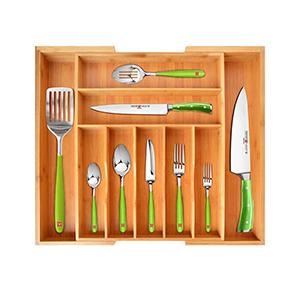 new style Environmental friendly bamboo Storage Box kitchen knife storage