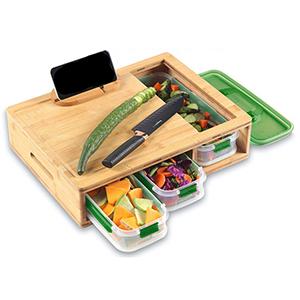 sell like hot cakes Environmental friendly bamboo Storage Box Multifunction Storage box separation