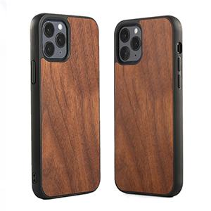 wholesale natural bamboo blank wood cell phone cases for iphone 11 12 13 pro max,for iphone 12 wooden case black