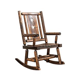 wholesale solid wood rocking chair Retro Leisure elder Garden Nap Chair