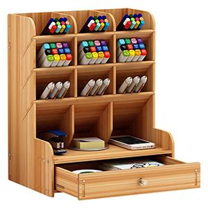 wholesale wooden assemble Pen holder Storage Box Nordic creative Fashion desktop induction