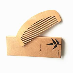 Classic handmade private label wooden beard comb custom beard comb wooden hair comb